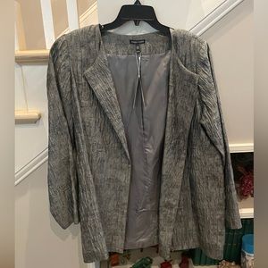 Eileen Fisher jacket size XL.  New with tags. Beautiful grey shimmer fabric.